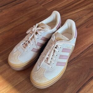 adidas Women’s Suede Sneakers in Blush Pink and Gum